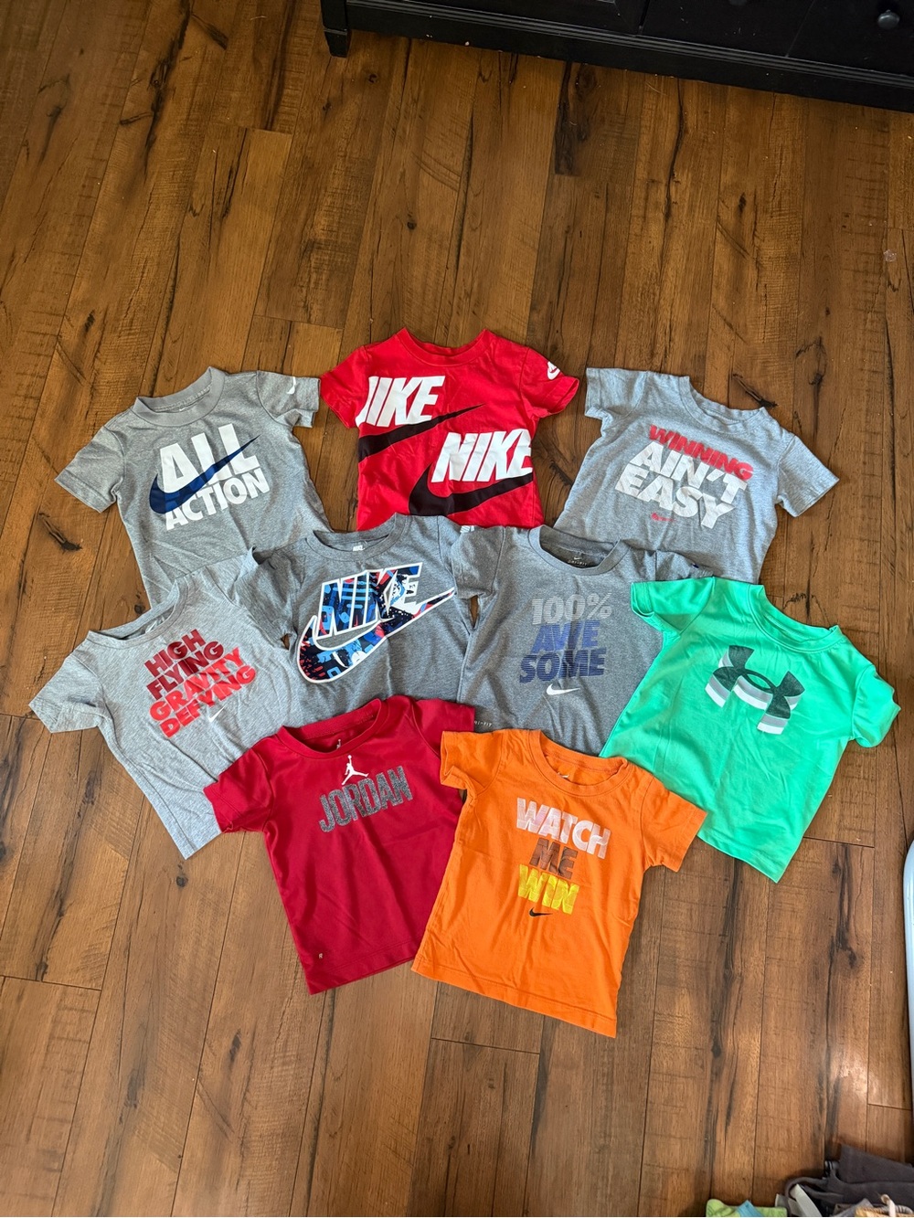 Nike / Under Armour Boys' Graphic Tee Bundle